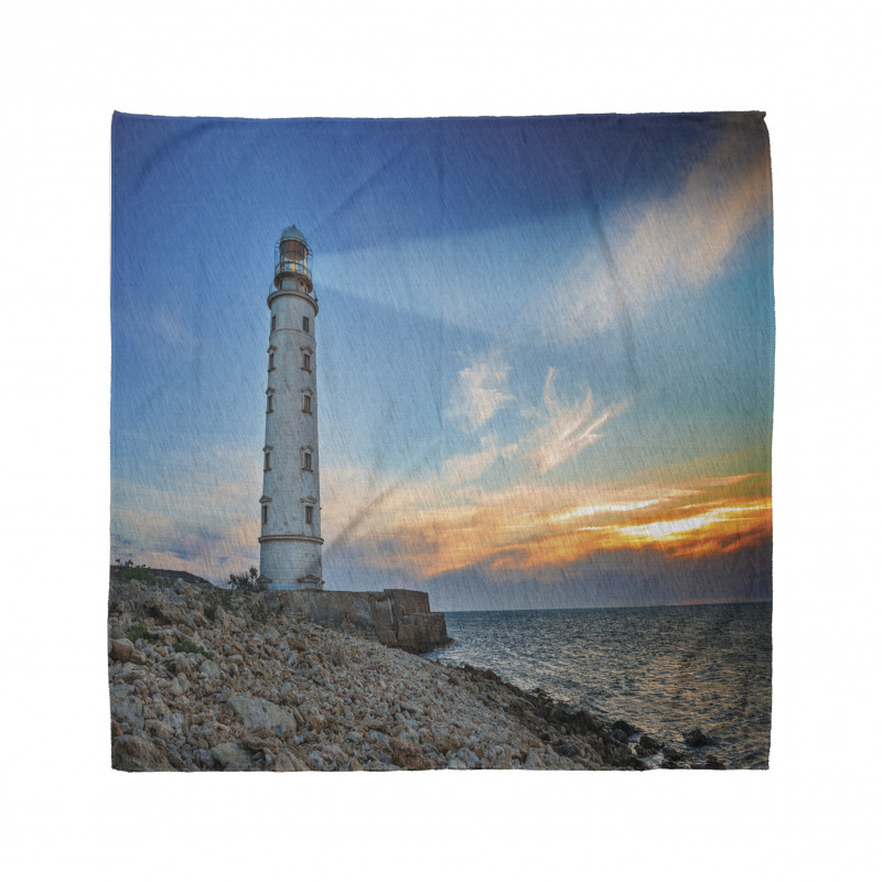 Lighthouse at Sunset Sea Bandana