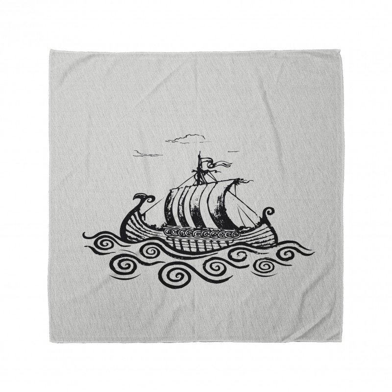 Ship with Whirlpool Waves Bandana