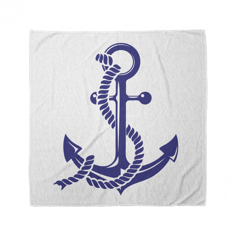 Nautical Rope and Anchor Bandana