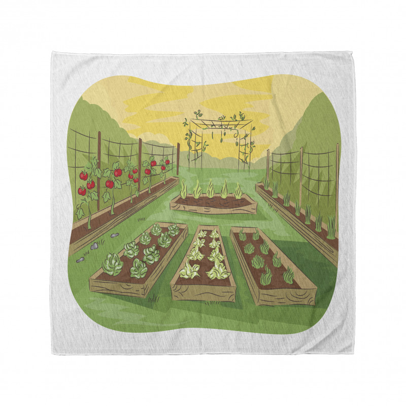 Garden of Fruits Vegetables Bandana