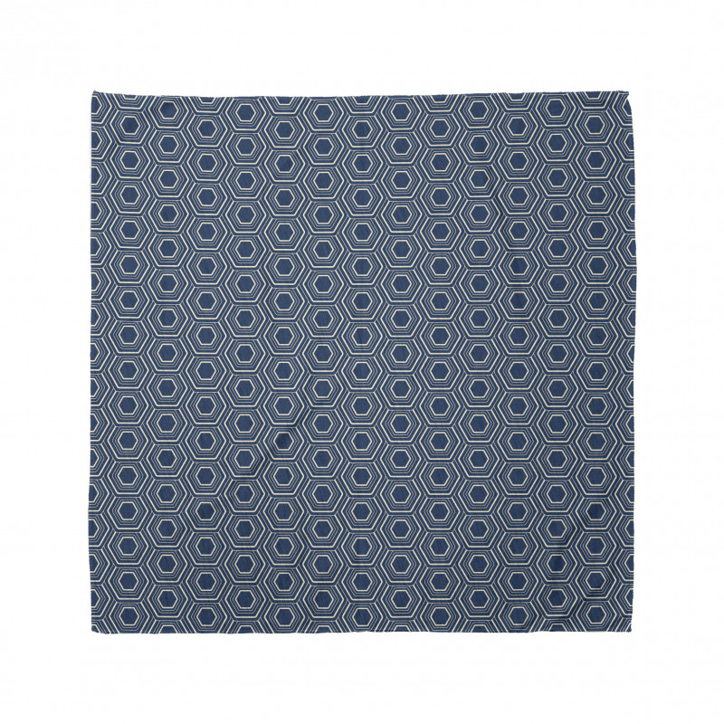 Classic Hexagons Pattern Bandana