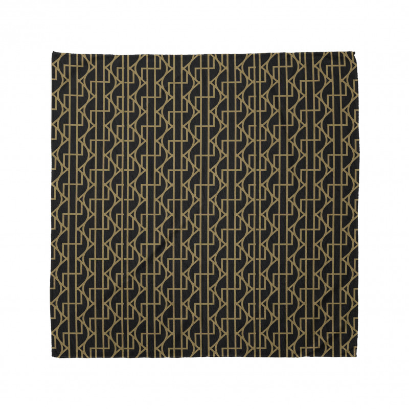 Zigzags Streaks Graphic Bandana