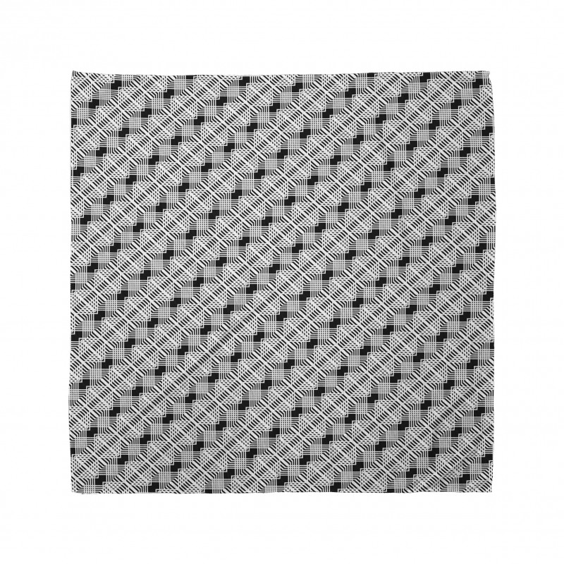 Abstract Zigzags Lattice Bandana