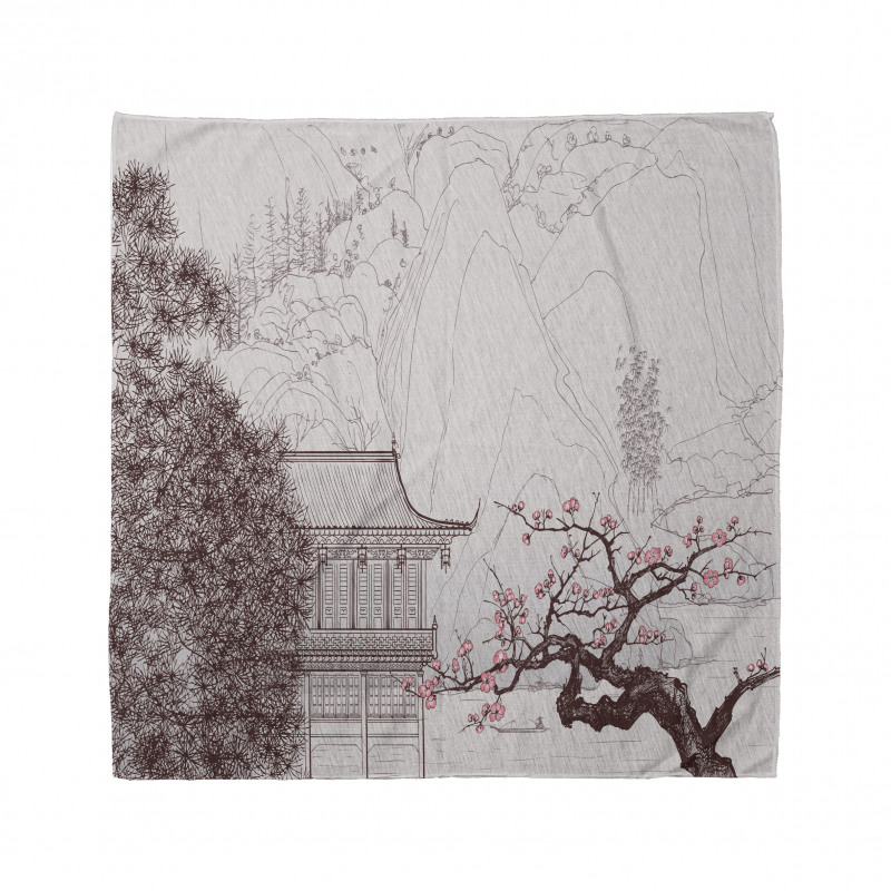 Sakura Trees and Mountain Bandana