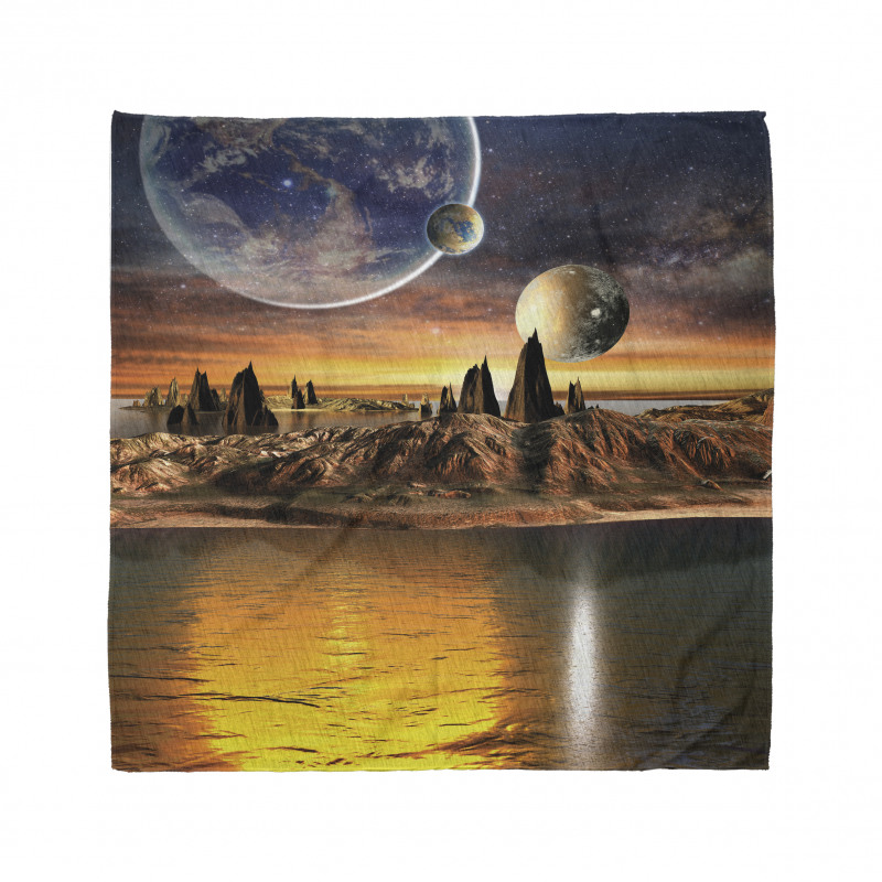 Planet Sci Fi Fantasy Art Bandana