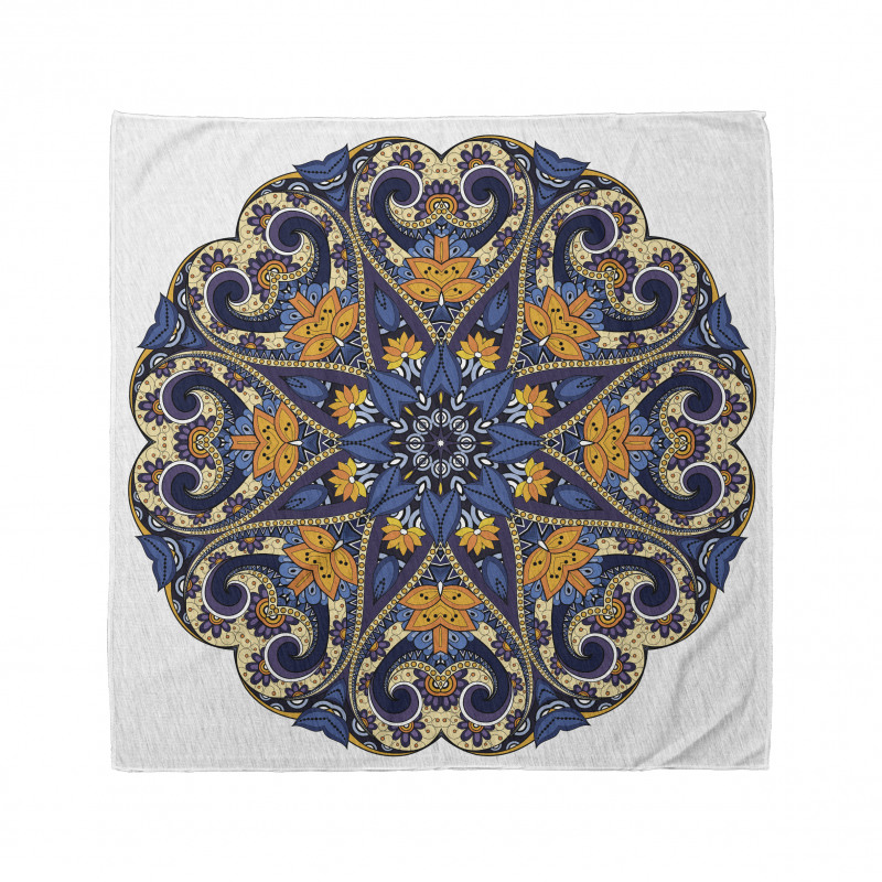 Mandala Bandana Otantik Çiçekli