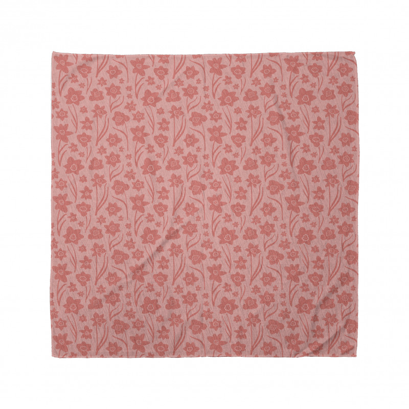 Romantic Simplistic Flowers Bandana