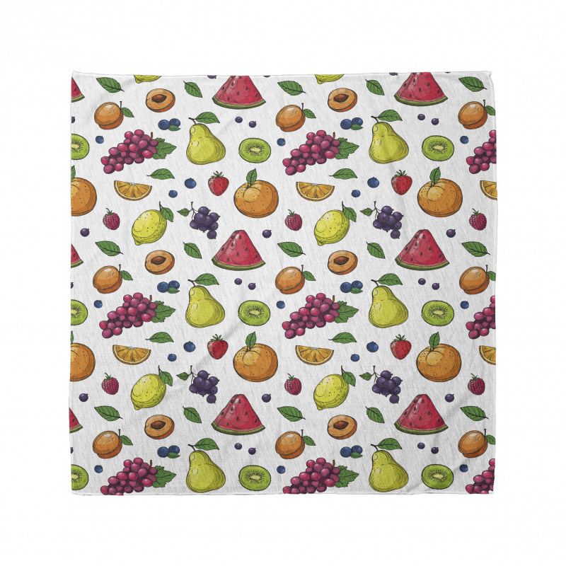 Grapes Kiwi Orange Lemon Bandana