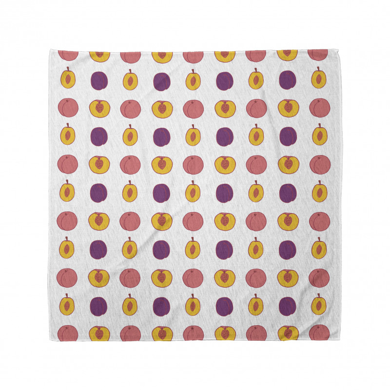 Tasty Food Choices Plum Peach Bandana