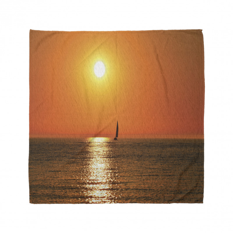 Sailboat Sea Sunrise Bandana
