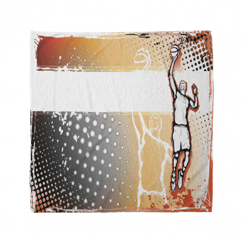 Soyut Bandana Basketbol Sevdası