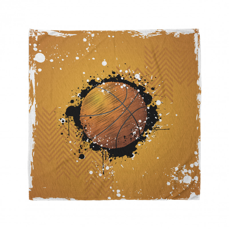 Soyut Bandana Basketbol Topu Desenli