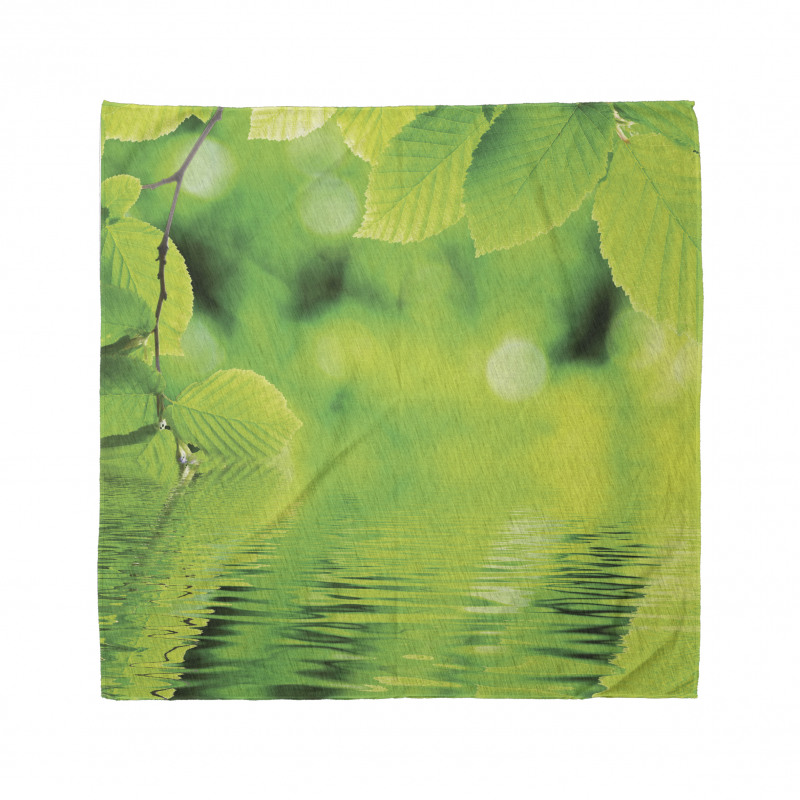 Leaves and River Peace Bandana