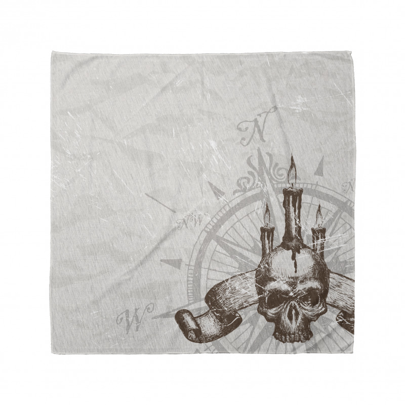 Priate Skull Compass Bandana