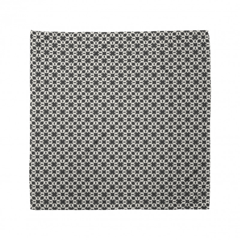 Geometrik Bandana Soyut Çiçeksi Tekrarlı Damask Gibi Görsel