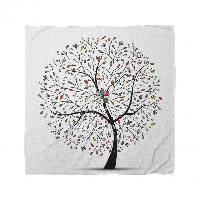 Colorful Leaves Surreal Tree Bandana