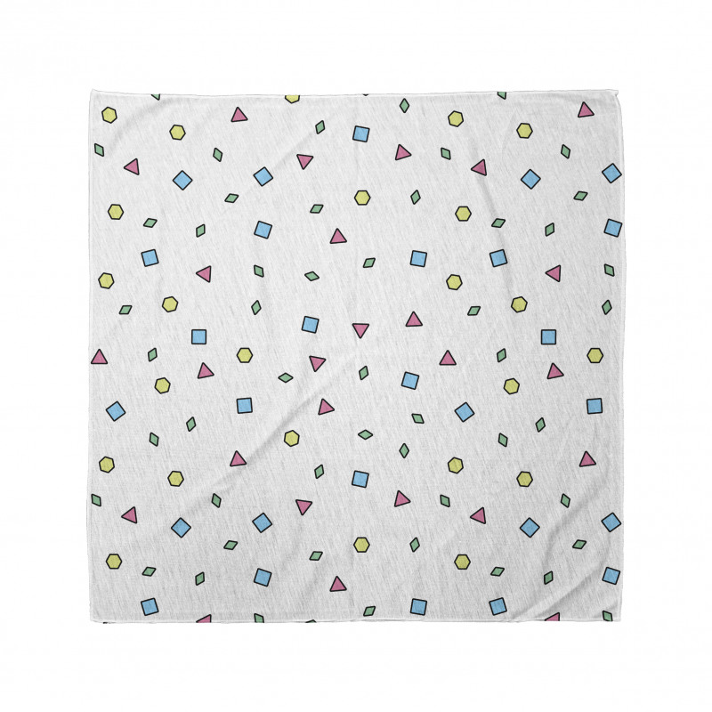 Colorful Geometric Shape Bandana