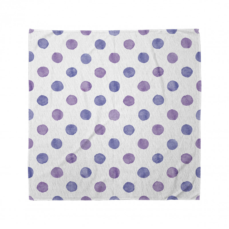 Watercolor Polka Dots Bandana