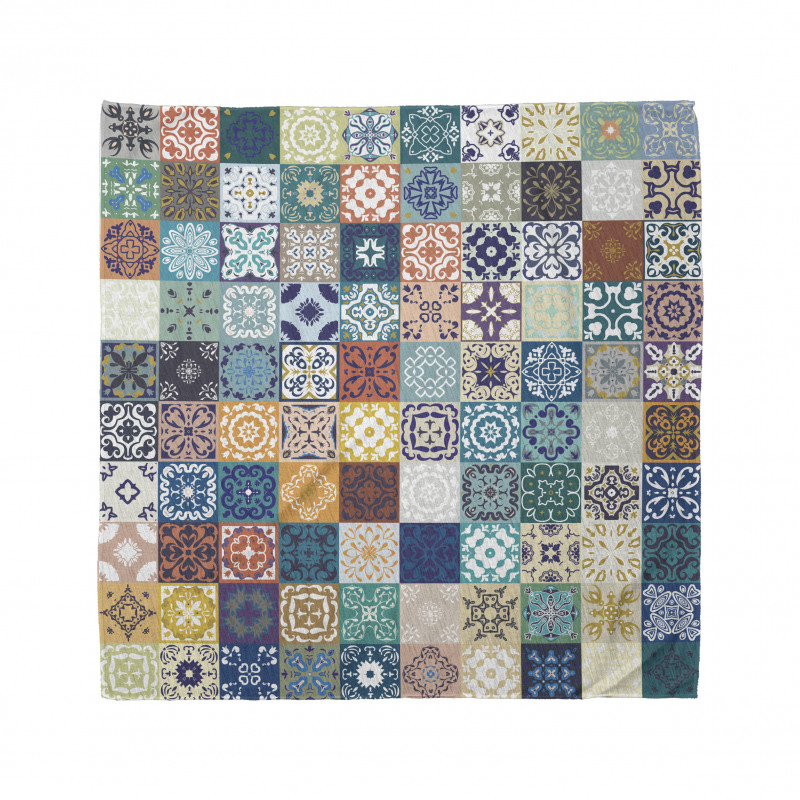 Geleneksel Bandana Patchwork Temalı