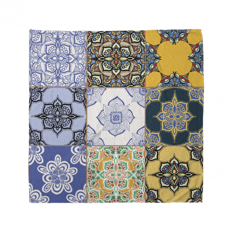 Boho Portugese Tiles Bandana