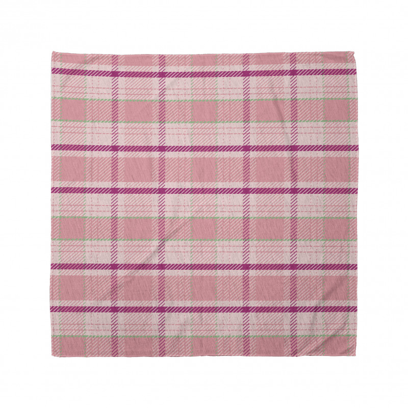 Tartan Plaid Pattern Squares Bandana