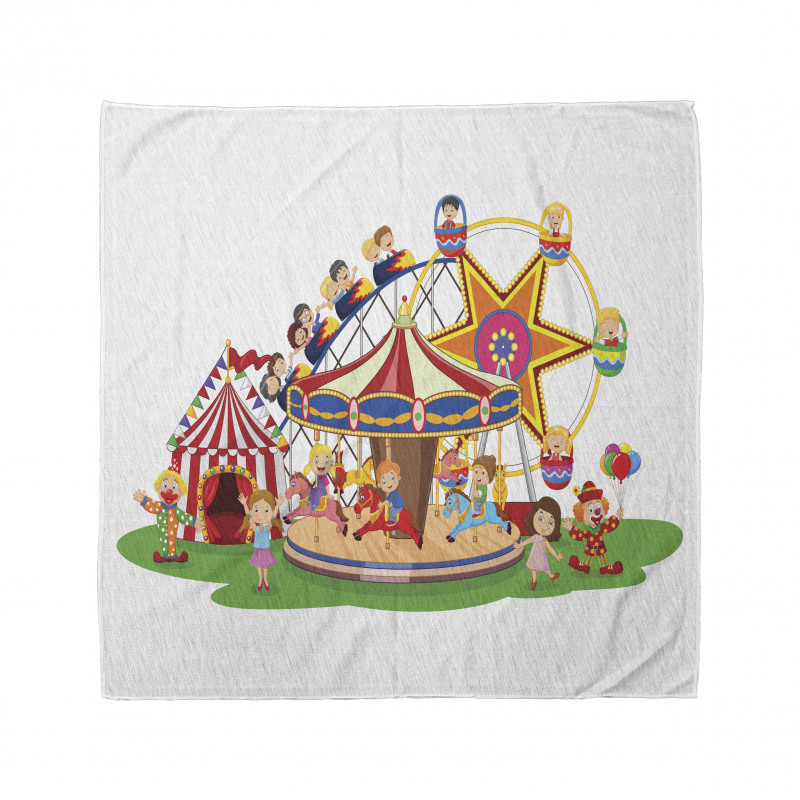 Clowns and Children Fun Art Bandana