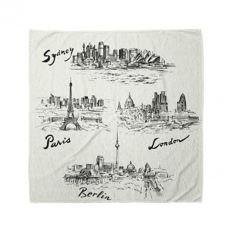 World's Famous Cities Bandana