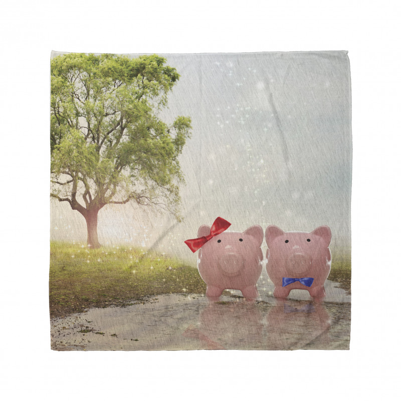 Pigs Trees Clear Sky Motif Bandana