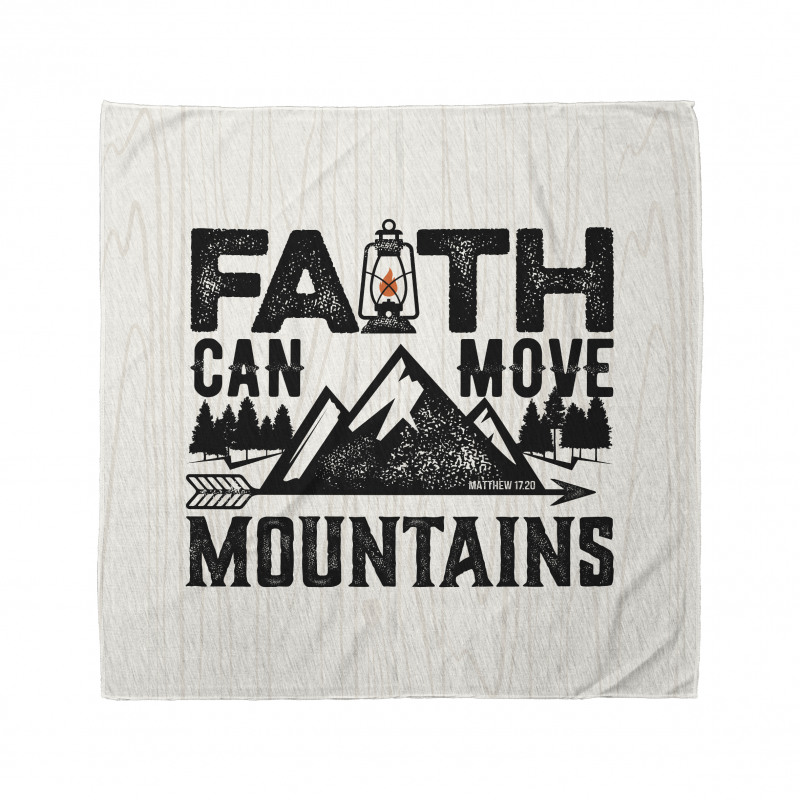 Faith Can Move Mountains Art Bandana