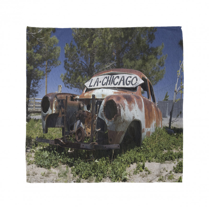 Old Abandoned Car USA Bandana