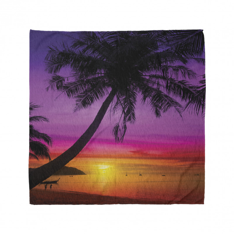 Palm Shadow at Sunset Bandana