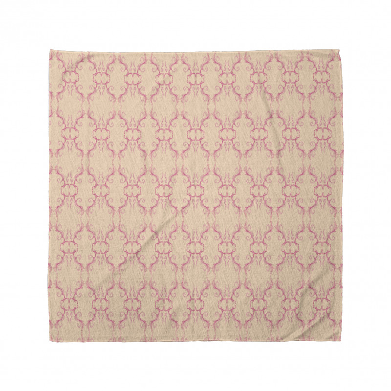 Soft Toned Victorian Lattice Bandana