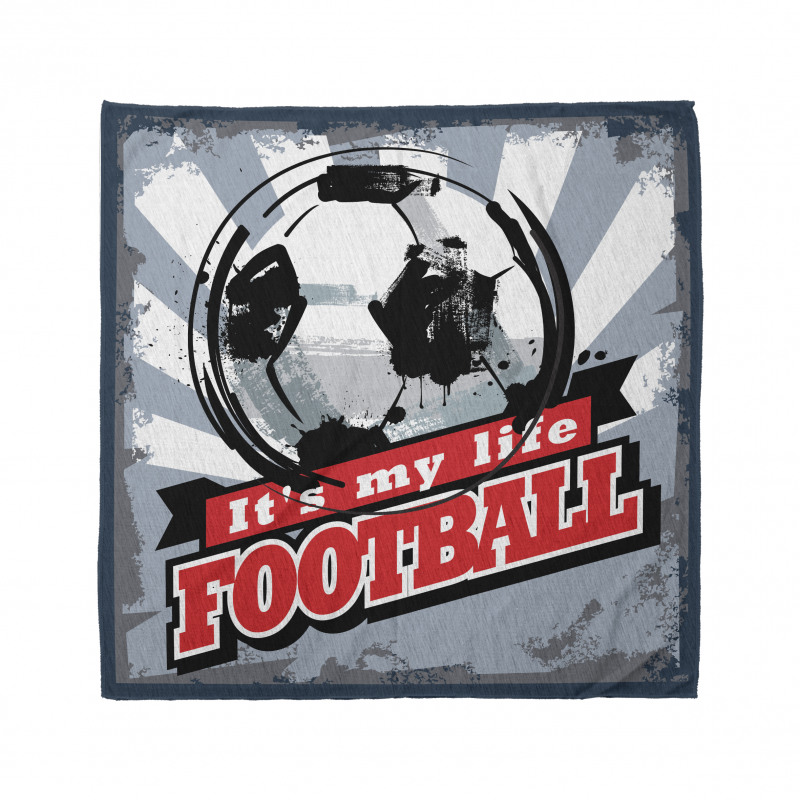 Grungy Football Pop Art Bandana