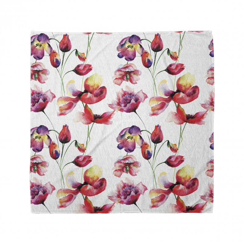 Blooming Tulip Poppy Bandana