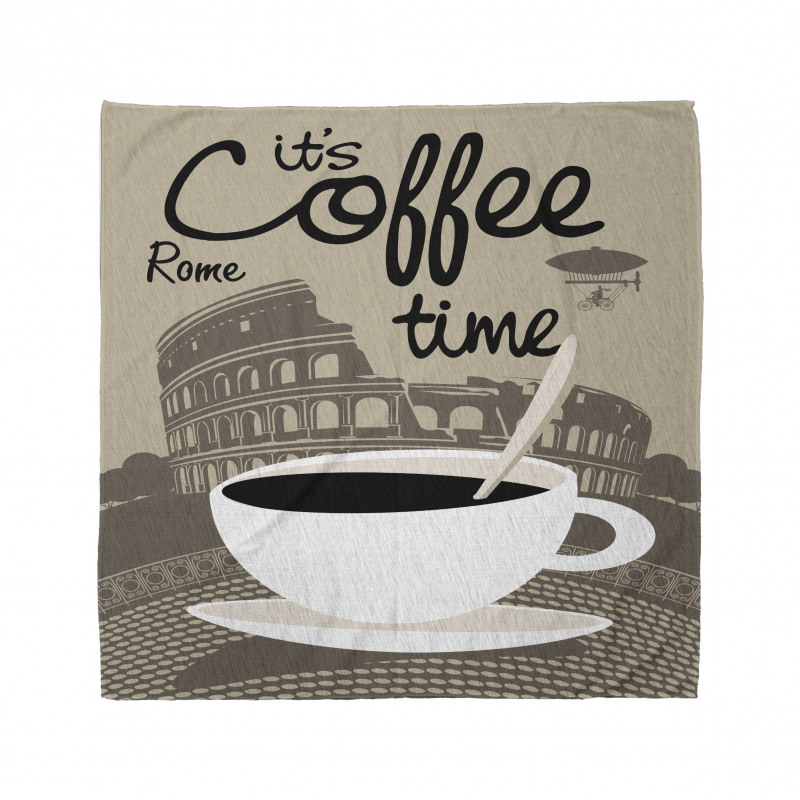 Rome Landmark Drink Cup Bandana