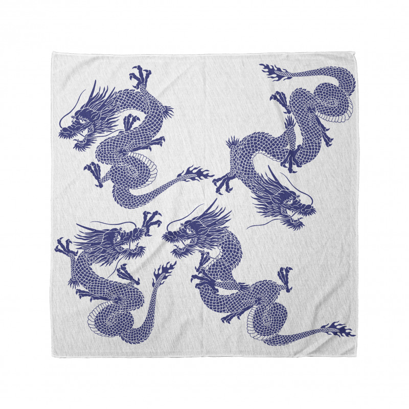 Japanese Dragons Mythical Bandana