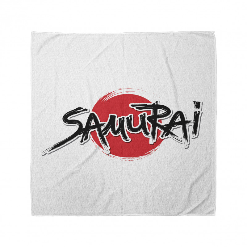 Samurai Lettering Sun Bandana