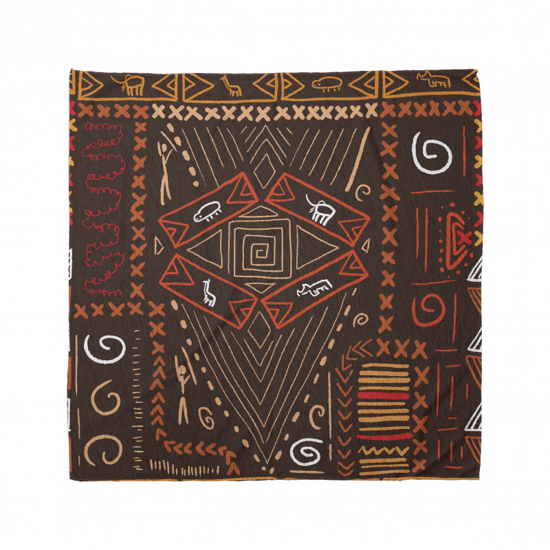 Etnik Bandana Tribal Desenli Tarihi İkonlar