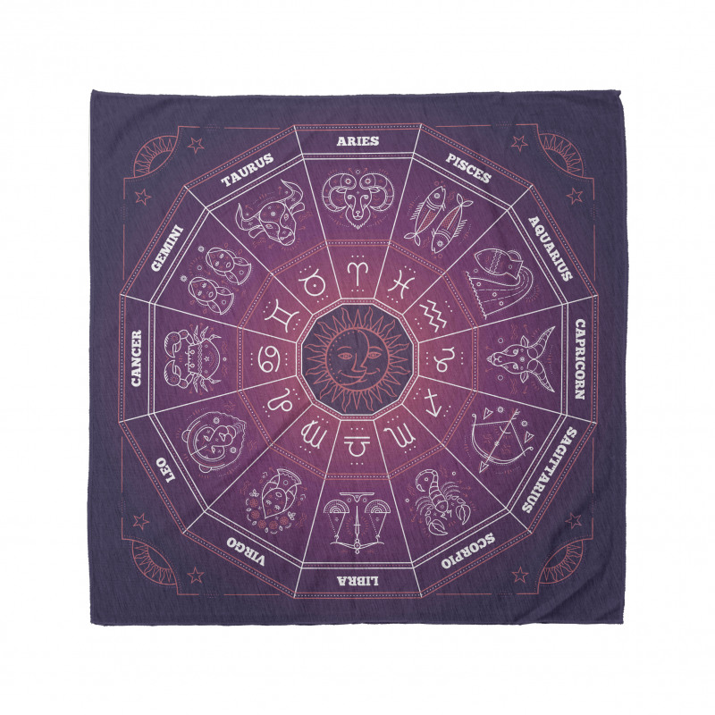 Colorful Astrology Signs Bandana