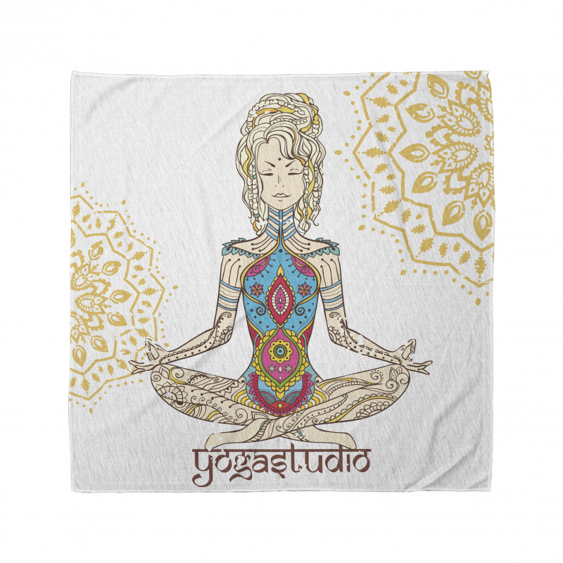 Yoga Bandana Meditasyon Yapan Kız