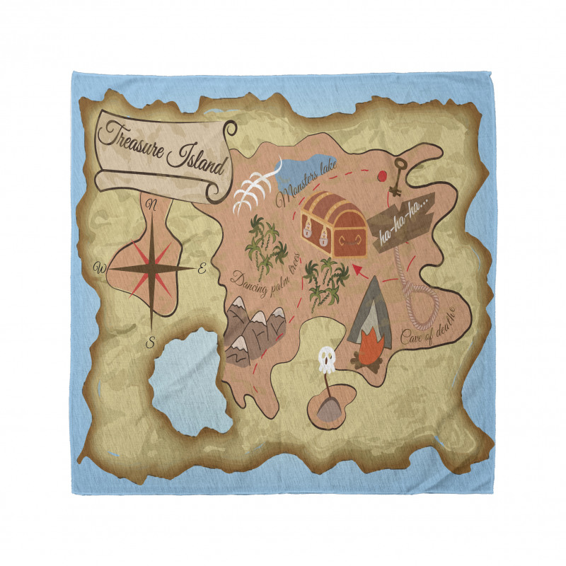 Treasure Map Adventure Bandana