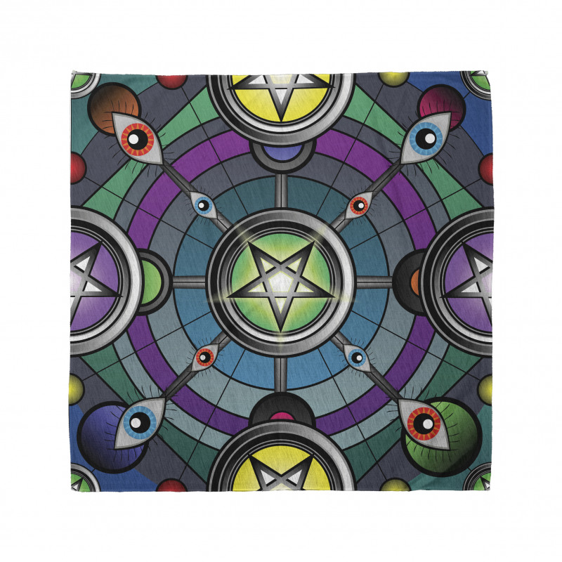 Pentagram Evil Eyes Bandana