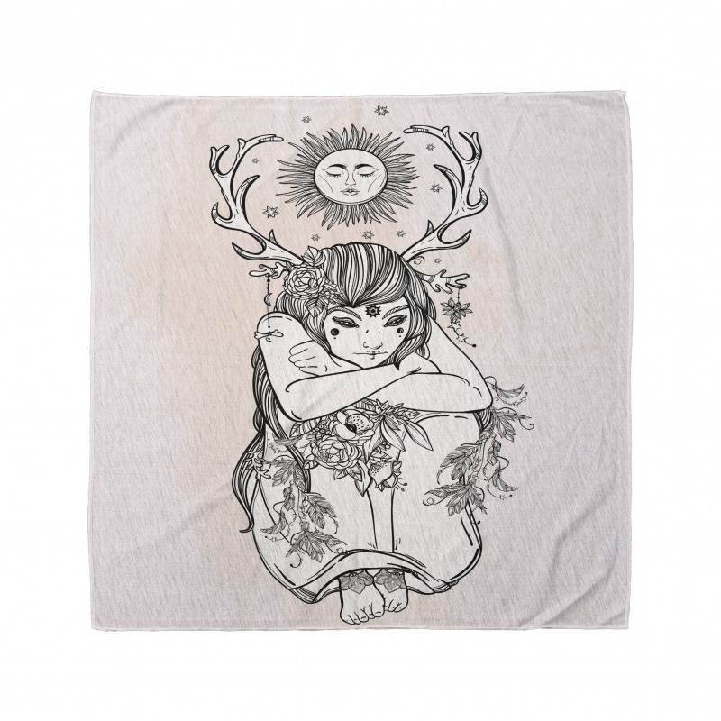 Occult Girl Under Sun Bandana