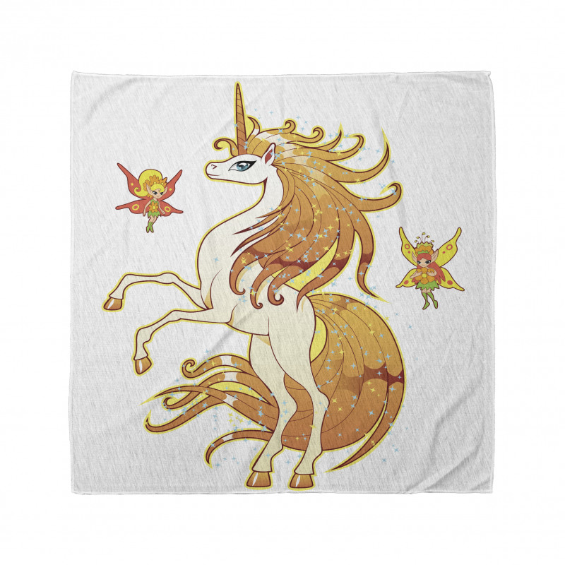 Çocuklar için Bandana Unicorn ve Peri Temalı