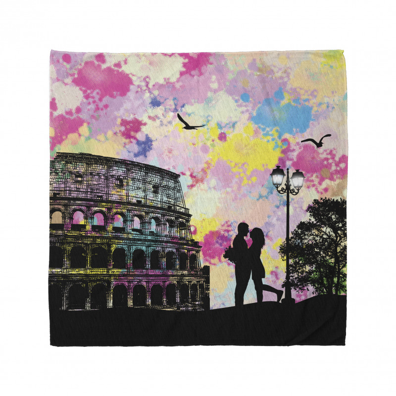 Couple  in Love at Colosseum Bandana