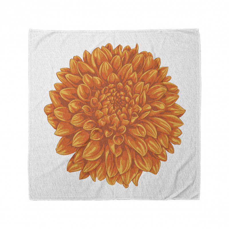 Dahlia Flower Floral Bandana