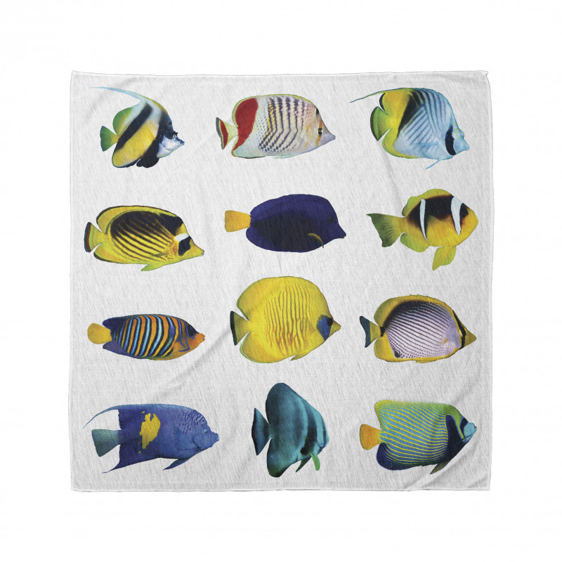 Collage of Sea Animals Bandana