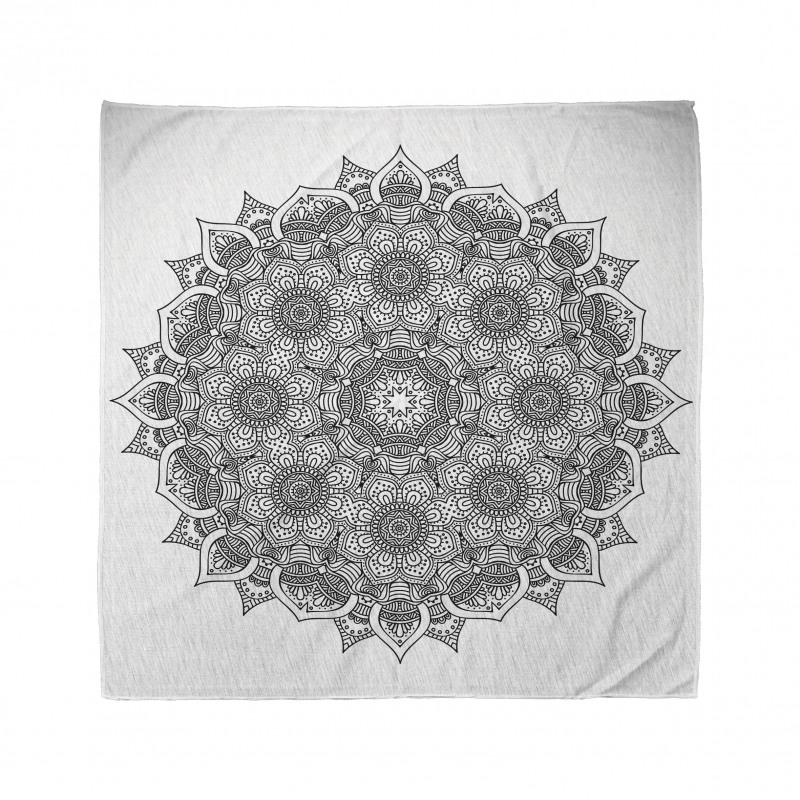 Mandala Bandana Etnik Geleneksel Süsleme Çiçek Desenli