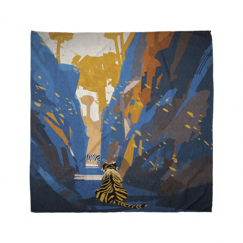 Tiger Striped in City Bandana