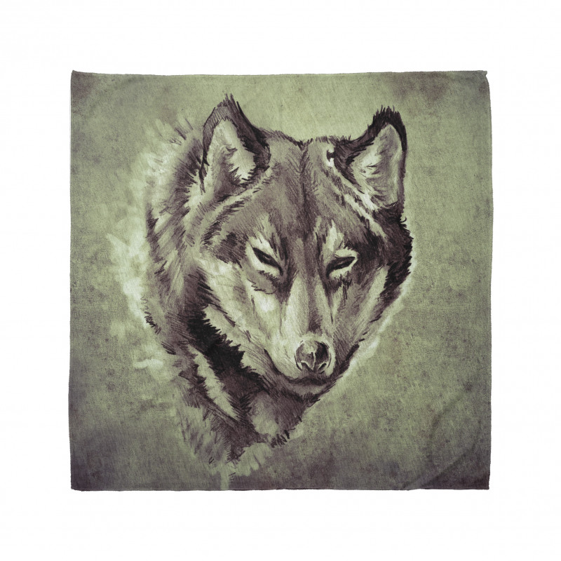 Winter Wild Wolf Forest Bandana